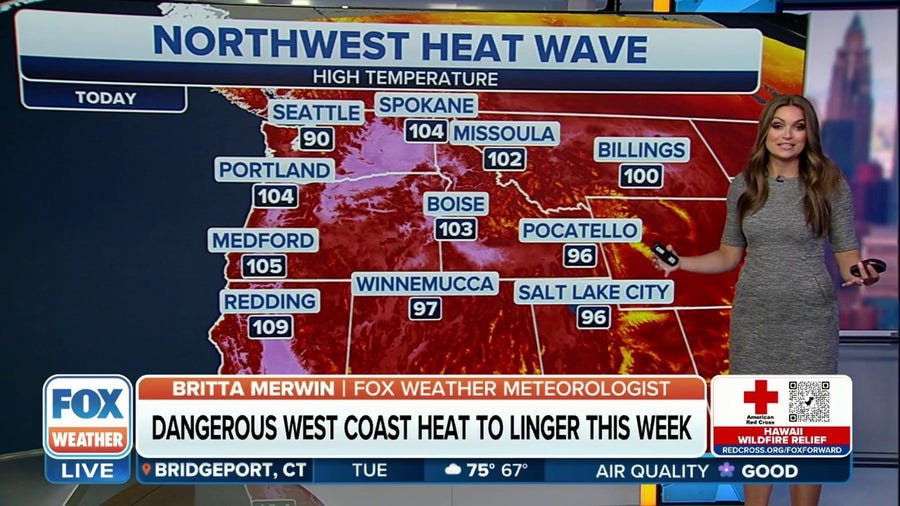 Dangerous heat lingers on the West Coast