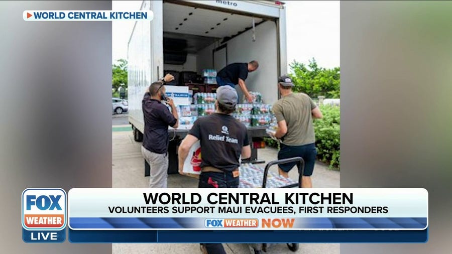 World Central Kitchen volunteers supporting Hawaiian relief efforts