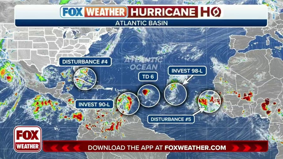 Tropical Depression 6 develops in Atlantic