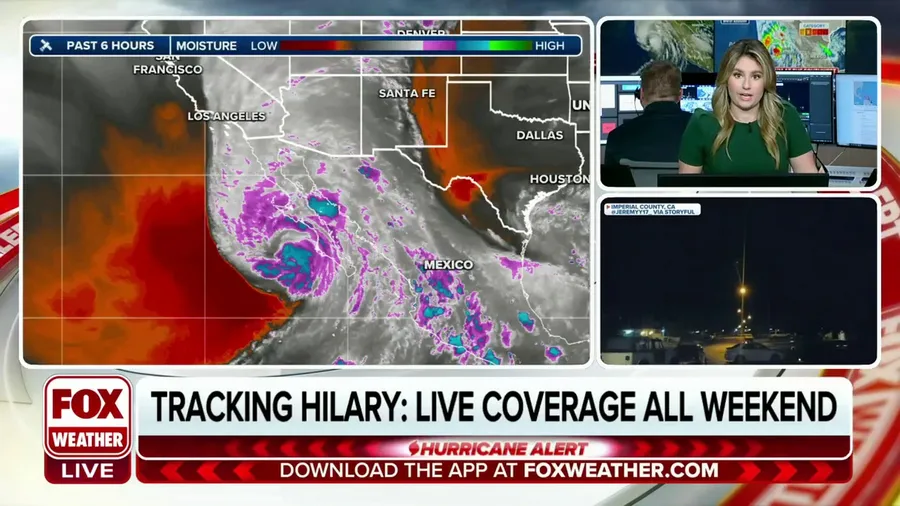 Saturday evening update: Hurricane Hilary continuing to weaken off the coast of Mexico