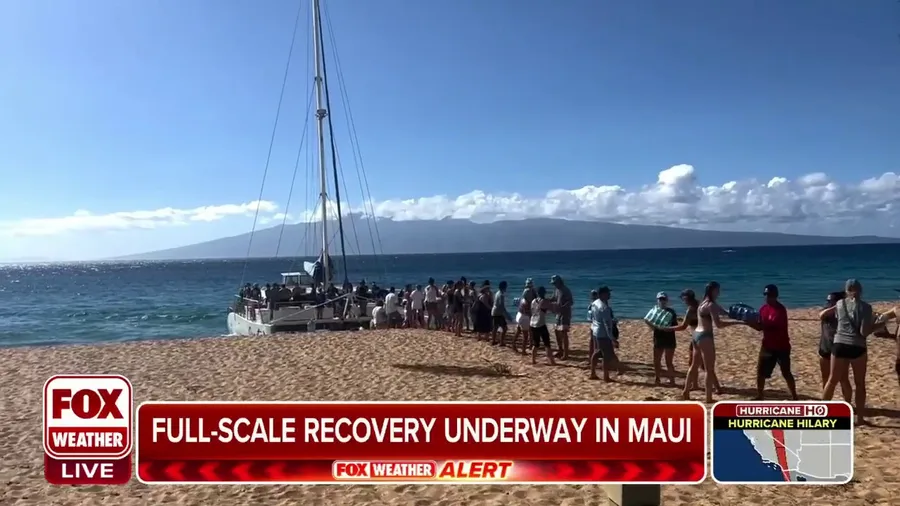 Locals in Maui helping provide immediate needs for fire survivors