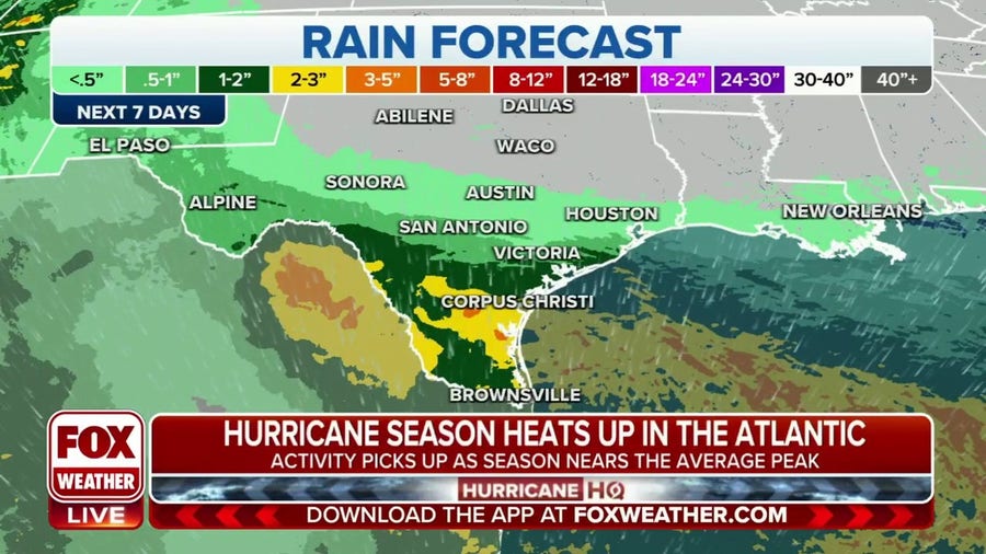 Texas eyeing developing tropical disturbance this week