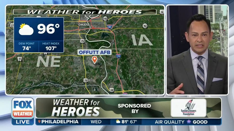 FOX Weather: Weather for Heroes forecast for 8/23