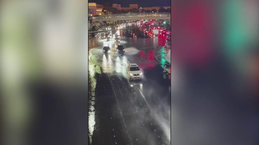 People reported washed away in flooding as heavy rain hits Las Vegas