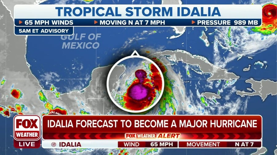 Tropical Storm Idalia Expected To Strengthen Into Major Hurricane ...