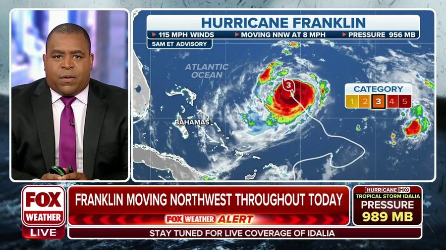 Franklin becomes season's first major hurricane