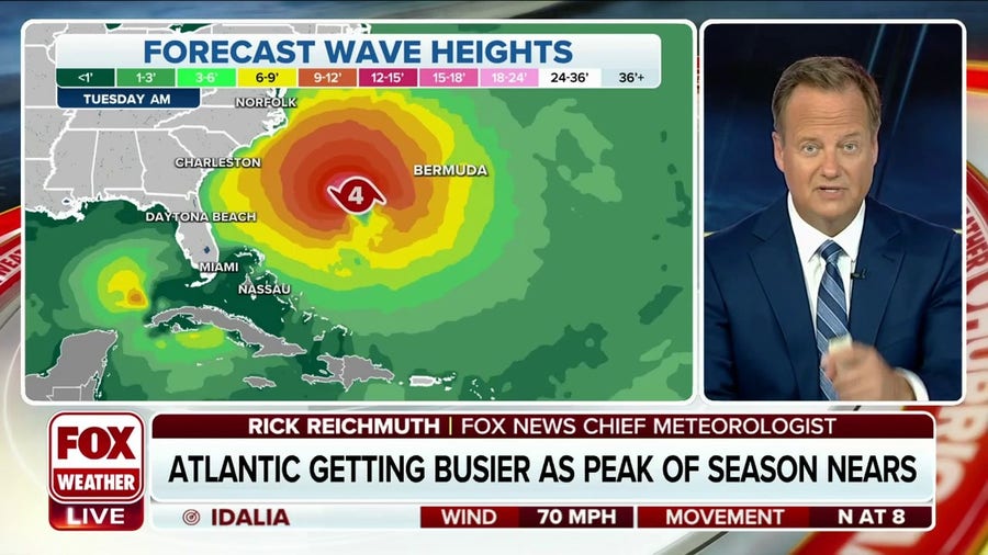 Tracking major Hurricane Franklin