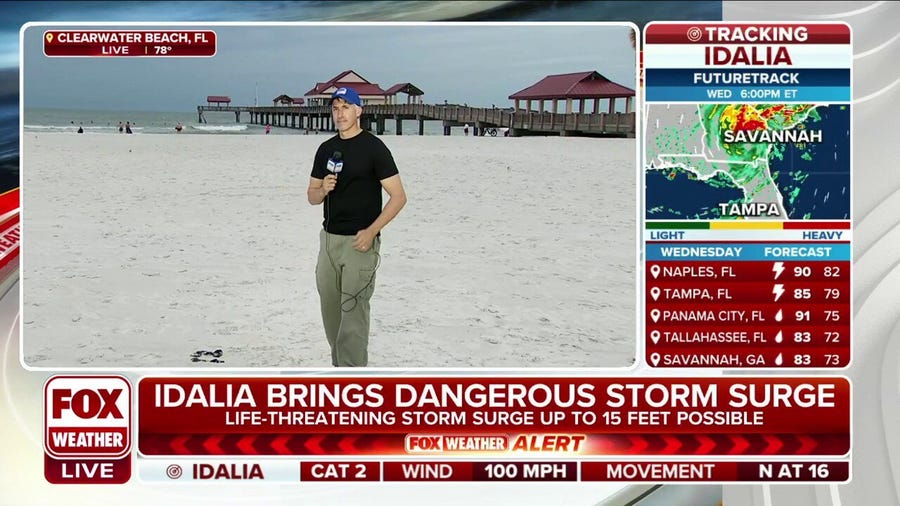 Tampa bracing for 12-18 hours of storm surge flooding