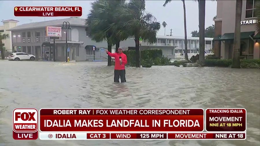 Hurricane Idalia makes historic landfall at Keaton Beach, Florida