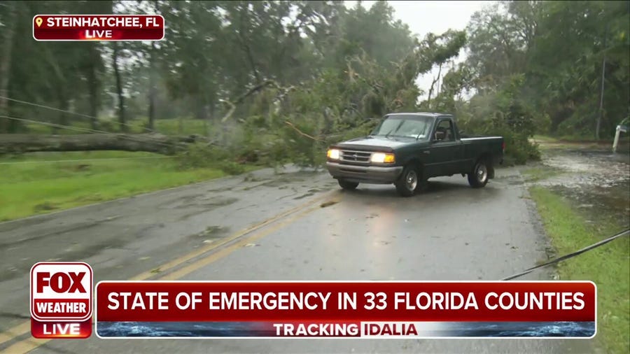 Hurricane Idalia leaves behind major damage, flooding in Steinhatchee, Florida