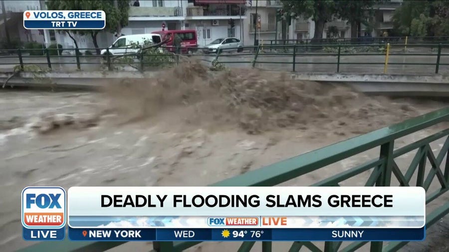 Deadly flooding in Greece