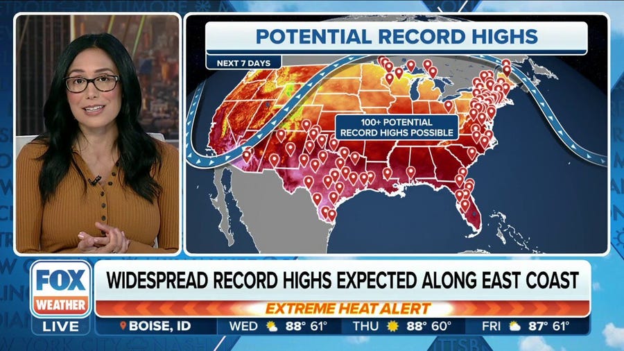 Northeast, Mid-Atlantic in for more days of record heat