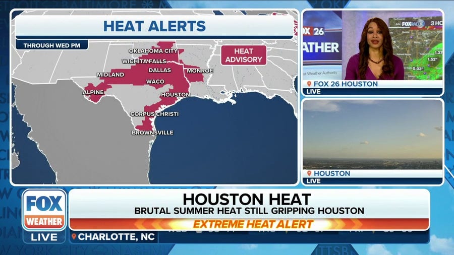 Heat Alerts issued for Texas, Louisiana and Oklahoma
