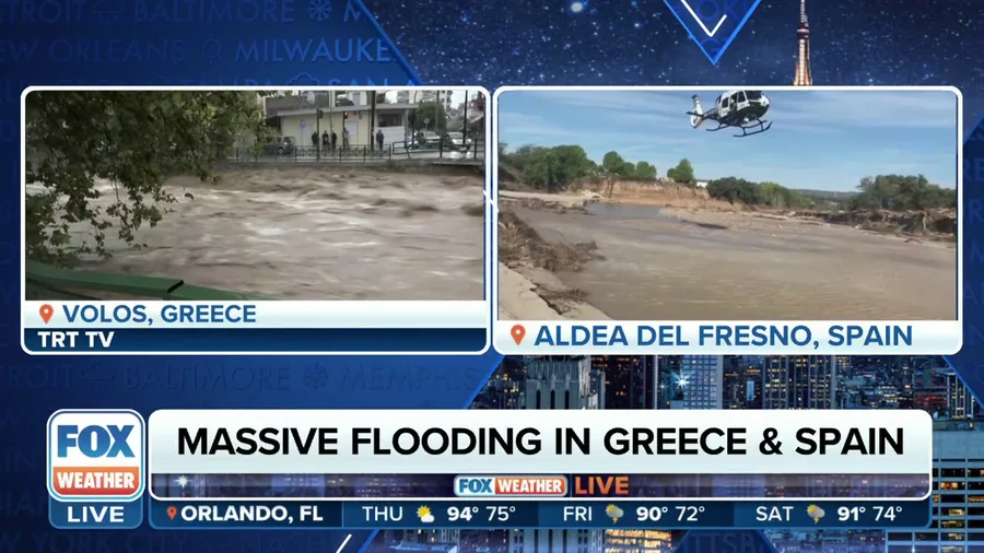 Massive flooding across Balkans