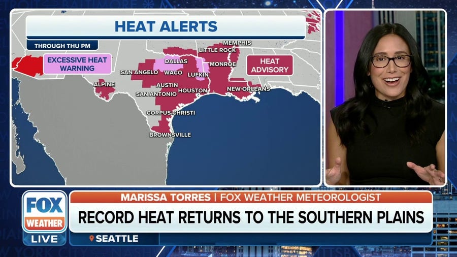 Dangerous heat returns to the South