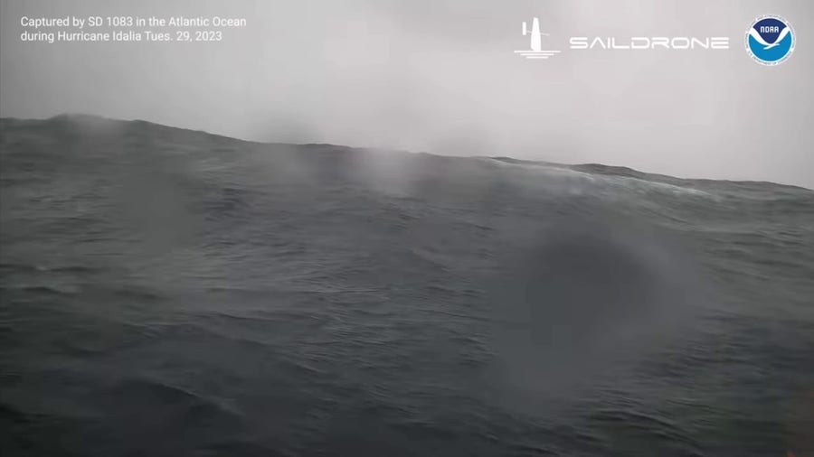Watch: Saildrone sails through Hurricane Idalia
