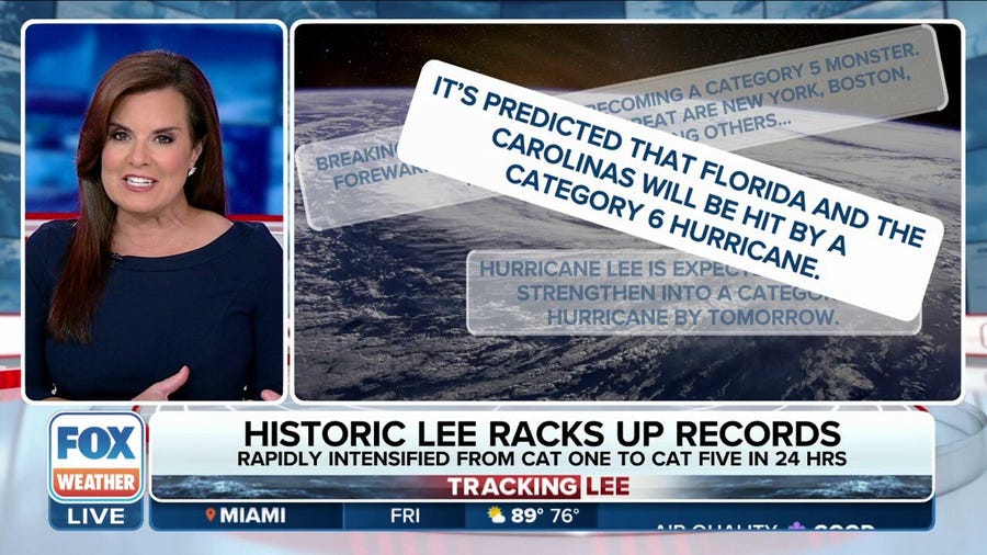 Squashing storm hype: Misinformation spreads as Hurricane Lee strengthens