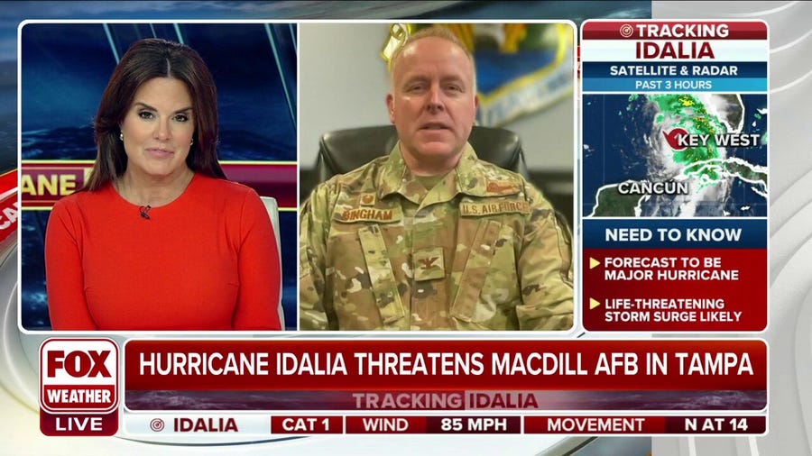 MacDill Air Force Base Was Forced To Evacuate As Hurricane Idalia Neared