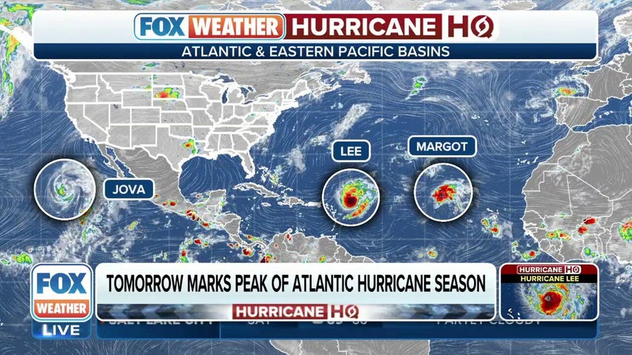 Sunday marks peak of Atlantic hurricane season