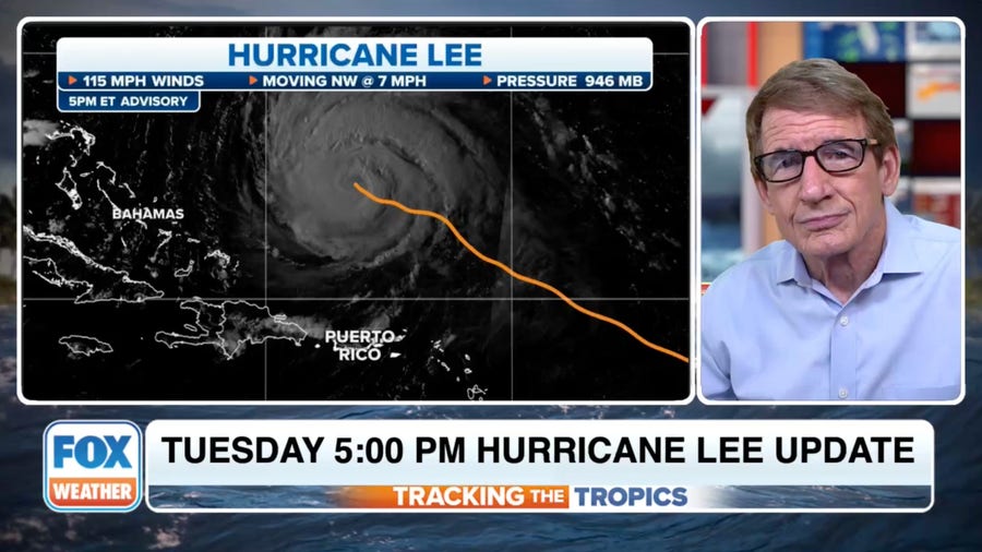 Bryan Norcross Analysis: Hurricane Lee 5:00 PM Latest Advisory Update