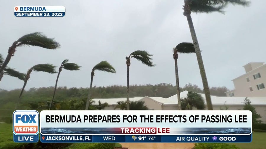 Bermuda under Tropical Storm Warning as Hurricane Lee approaches