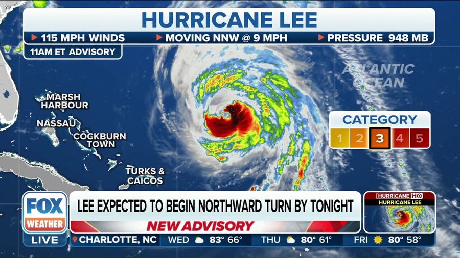 Watches, warnings may soon be issued in New England as Hurricane Lee nears