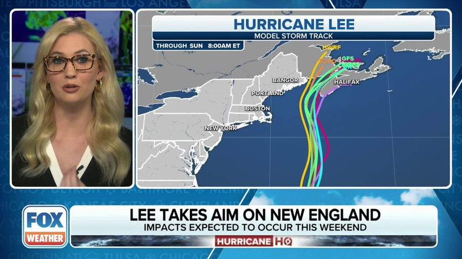 Hurricane Lee takes aim on New England