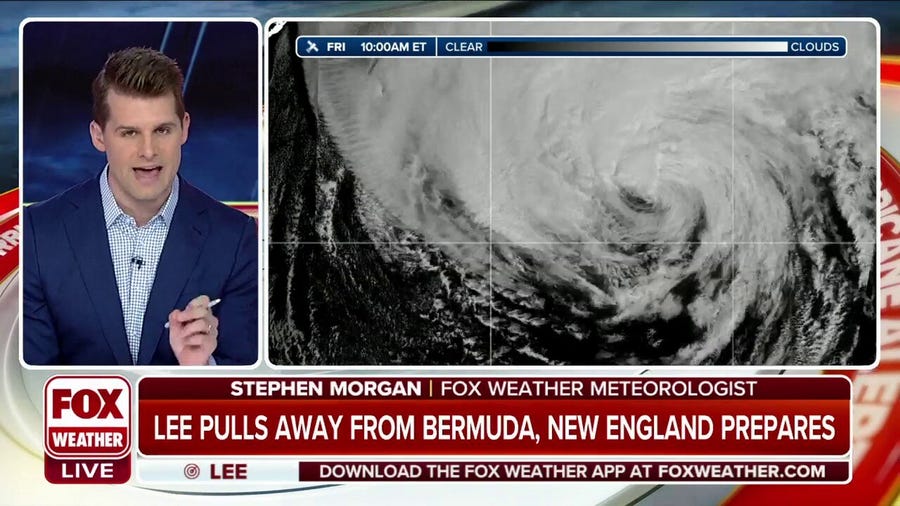 Hurricane Lee pulls away from Bermuda as New England prepares