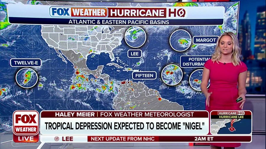 What else the FOX Forecast Center is tracking behind Hurricane Lee