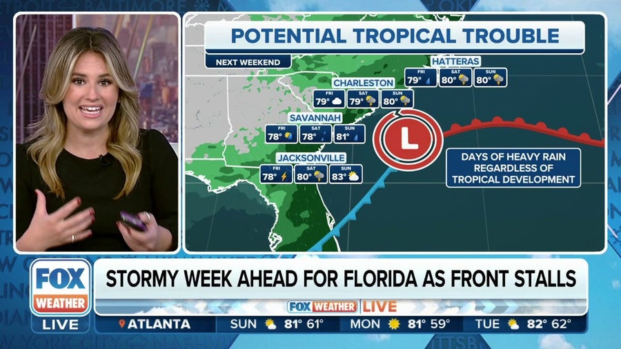 Rain, rain and more rain for the Sunshine State