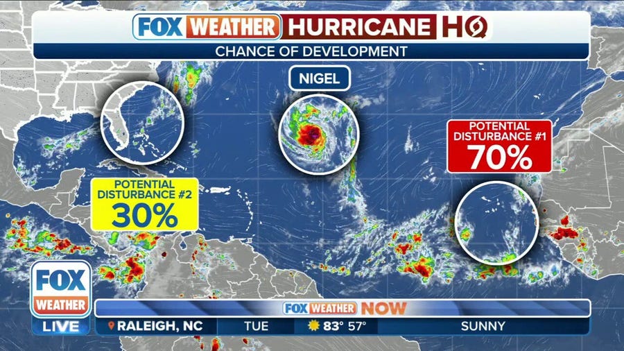 Hurricane Nigel maintains strength in open Atlantic