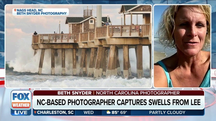 North Carolina based photographer captures swells from Lee