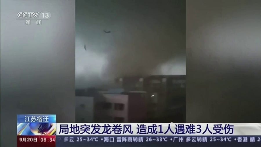 Watch: Videos show tornadoes ripping through eastern China cities