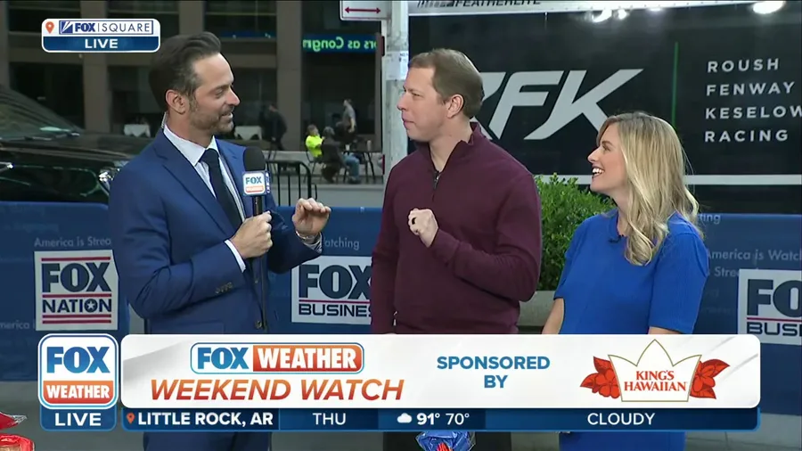 FOX Weather Weekend Watch forecast with NASCAR driver Brad Keselowski
