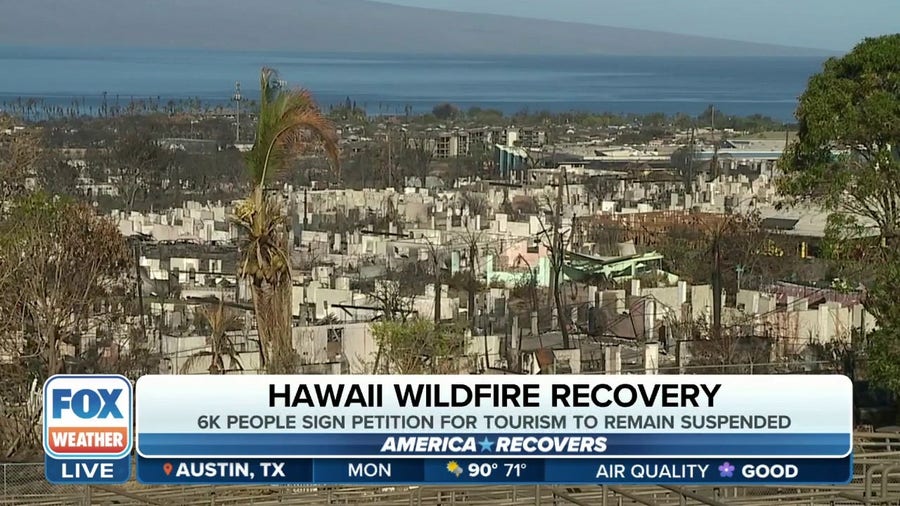 Hawaii wildfire recovery continues with some residents returning home for first time