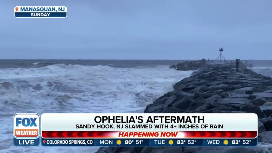 Coastal communities in the mid-Atlantic, Northeast feel wrath of Ophelia