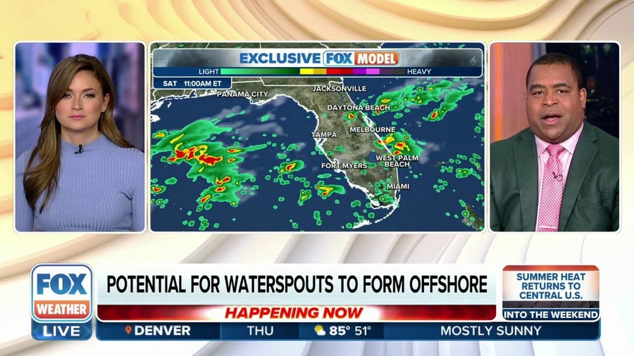 Powerful rain continues to slam Florida on Thursday
