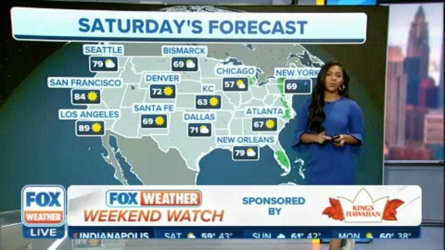 Weekend Watch: Plenty of sun for much of U.S., except the Northeast