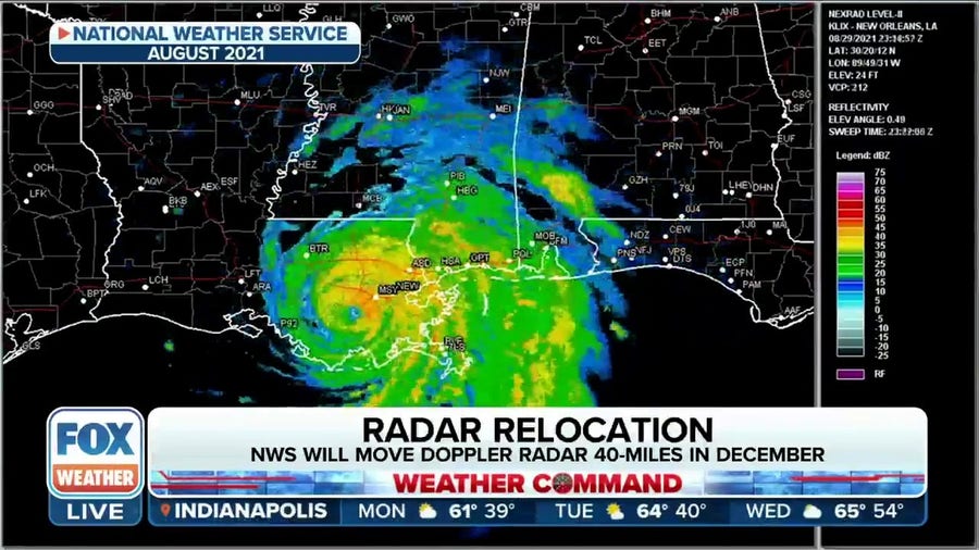 New Orleans to lose primary radar for three months