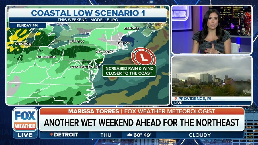 How much weekend rain will the Northeast get?