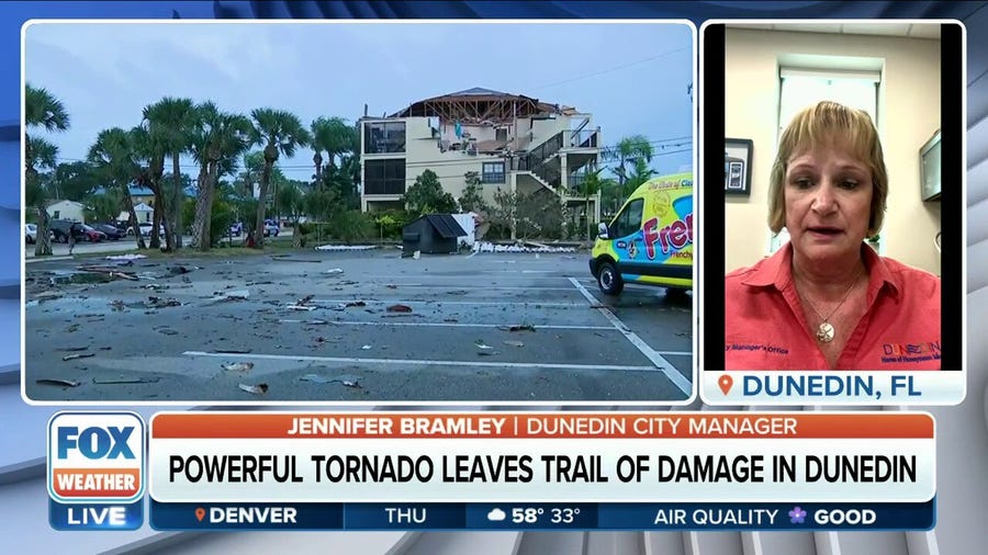Tornadoes struck north of Tampa on Thursday morning