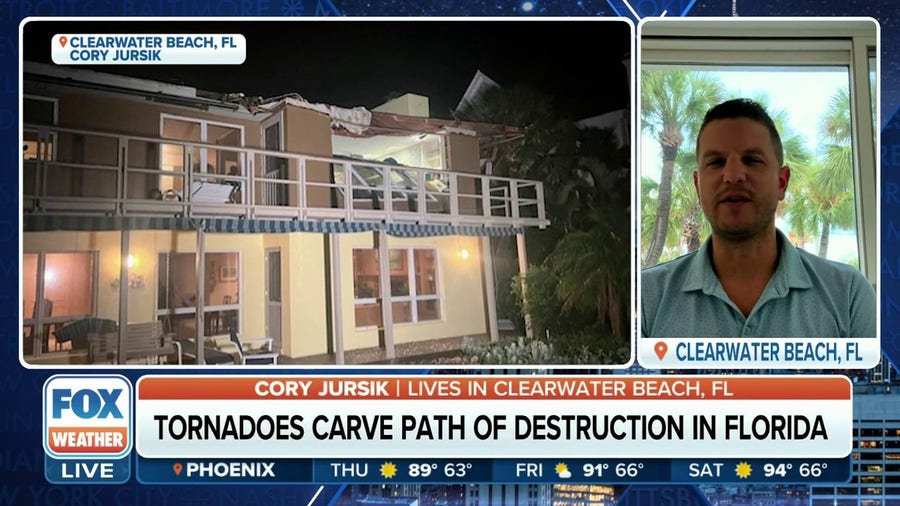 'Like a freight train': Survivor recounts moment tornado struck his home in Florida
