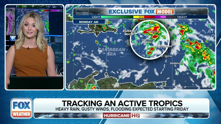 FOX Forecast Center tracking two tropical cyclones
