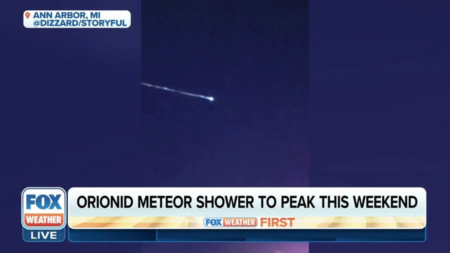Orionid Meteor Shower peaks this weekend