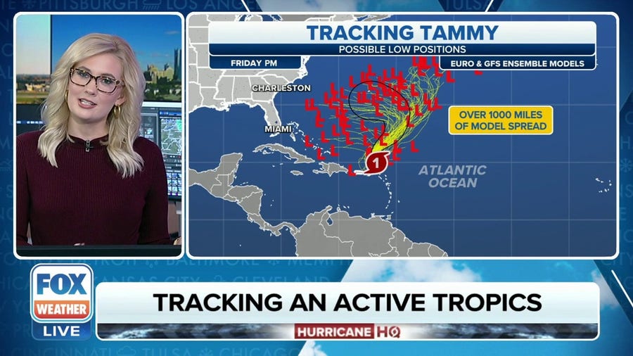 Tammy Pulls Away From Caribbean With Chances Of Invest 95L Developing ...