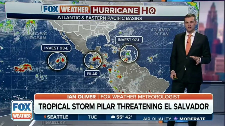 Tropical Storm Pilar slamming portions of Central America