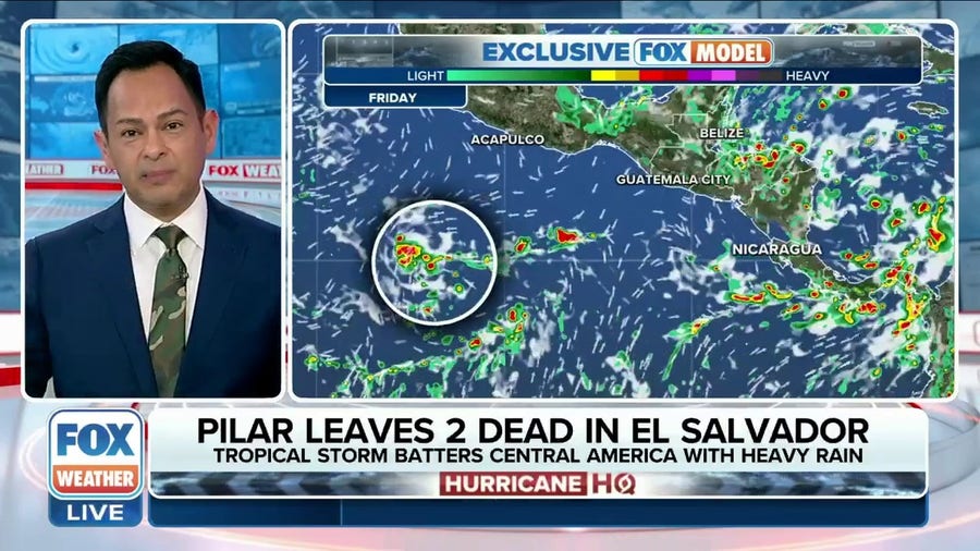 Tropical Storm Pilar leaves 2 dead in El Salvador