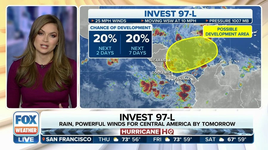 Caribbean Invest 97L To Bring Heavy Rain To Jamaica On Thursday ...