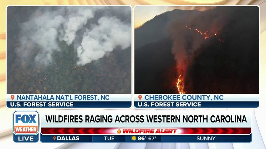 North Carolina fire activity fueled by drought