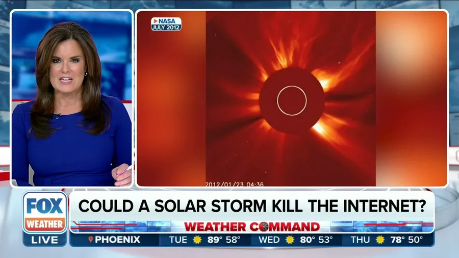 Could A Solar Superstorm Kill The Internet? | Latest Weather Clips ...